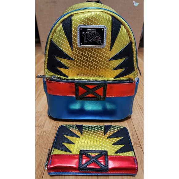 Loungefly X-Men \'97 Marvel Shine Wolverine Cosplay Mini Backpack w/ Wallet Mini main image 15